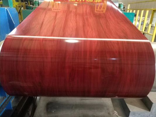 Z100-275 سیم پیچ های فولادی قبل از تولید PPGI دانه چوب و سنگ