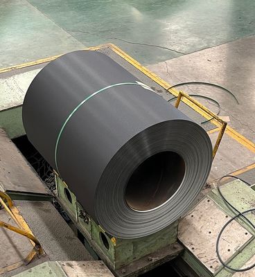 PVDF AZ150 PPGl Z275 PPGI VALSPAR بافت مات RAL9005 RAL9004 از قبل رنگ آمیزی شده فولاد گالوانیزه کاشی سقف سیاه لوله دار