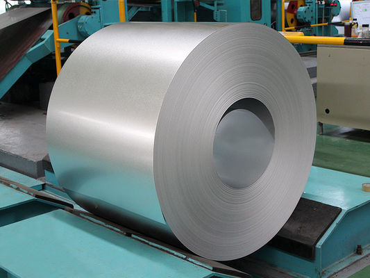AZM150 لوژن فولاد رول 55٪ آلومینیوم 43،5٪ روی 1.5٪ سی گالولوم فولاد منظم Spangle ASTM A792M CS-B