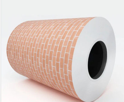 DX51D PPGI مدل آجر رنگ پوشانده سیم پیچ فولادی برای ساخت و ساز