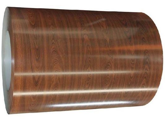 PVDF Coil Coating Color Coated Aluminum Coil Wood Grain 5052 5754 8011 رنگ پوشانده شده با رنگ پوشانده شده با رنگ پوشانده شده