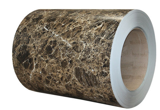 3003 H24 آلومینیوم ماربل 0.80 * 1200 PVDF رنگارنگ آلومینیوم دیوار پوششی الگوی سفارشی 50 سال تضمین