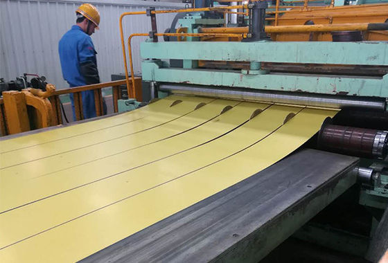 خانه فولاد سبک G550 فولاد ساختاری AZ150g سیم پیچ فولادی گالولوم AFP 55%Alu-Zinc Steel Slit Coils Anti-Finger Print