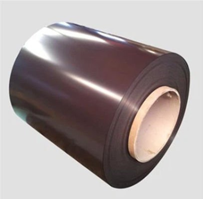 Z225 PPGI رنگ قهوه ای پوشش ورق طومار HDP DX51D برای پوشش یا سقف