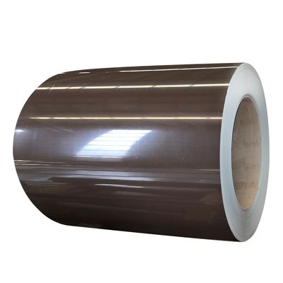 HDP Valspar سفارشی قهوه ای 0.50-1.0mm Z275 PPGI پیش رنگ رنگ پوششی فولادی DX51D برای پانل سقف
