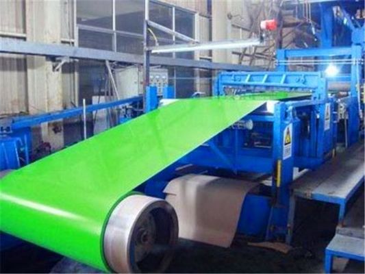 پوشش روی زینک Z180 Dx51d PPGI رنگ پوشانده شده فولاد کویل Ral PE / SMP / HDP / PVDF پوشانده شده