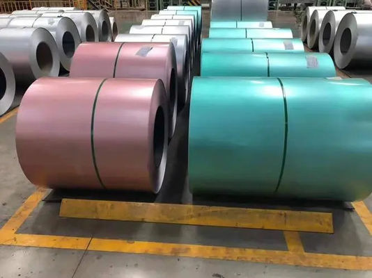 خانه فولاد سبک G550 فولاد ساختاری AZ150g سیم پیچ فولادی گالولوم AFP 55%Alu-Zinc Steel Slit Coils Anti-Finger Print