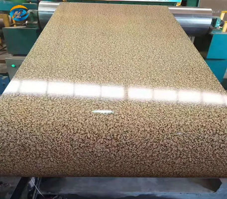 پوشش دیواری PVDF مرمر گرانیت 3003 H26 H24 رنگ الگویی ALUMINUM COILS الگوی سفارشی 50 سال گارانتی