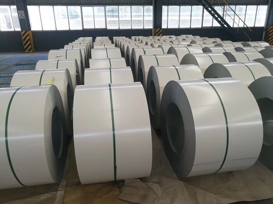 z100 RAL9010 نوار های فولادی رنگ آمیزی که برای درب های گاراژ و گاتر استفاده می شوند