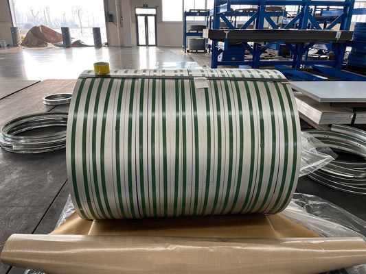 ASTM DIN GB Z275 Z180 G350 Dx51d Dx52D SPCC Spangle Coated Zinc Galvalume Steel Strip Coil Standard Seaworthy Packaging بسته بندی استاندارد قابل استفاده در دریا