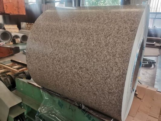 پی وی دی اف مرمر دانه فولاد کویل های PPGI PPGL پیش رنگ شده گالوالوم فولاد کویل AZ150 دیوار پوشش استفاده 30 سال گارانتی
