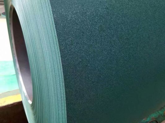 RAL6020 0.50*1040 PPGL AZ165 HDP PVDF 30 سال سقف فلزی گالوانیزه فلزی رنگ آمیزی