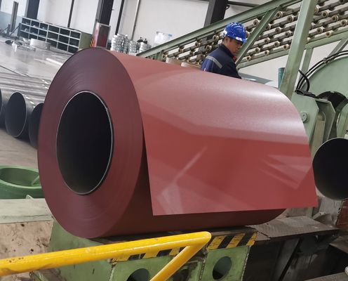 AZ150 PPGL فولاد بافت دار مات پوشش بیرونی ورق لوله دار