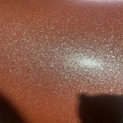 چروک مت RAL8017 قهوه ای پوشش دیواری 40 سال گارانتی سیم پیچ فولاد بافت دار رنگ آمیخته فولاد فلزی سقف