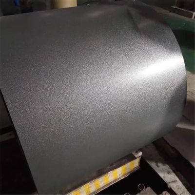 PVDF PPGl Z275 استیل سیم پیچ شده مت RAL9005 RAL9004 پیش رنگ شده فولاد گالوانیزه کاشی سقف سیاه لوله کش
