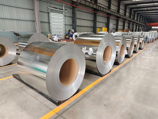 ورق فولادی با پوشش قلع BA T4 2.8/2.8 سیم پیچ قلع الکترولیتی با قدرت بالا برای محصولات قلع آروسول